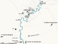 Pak Chong orientation map and useful informations